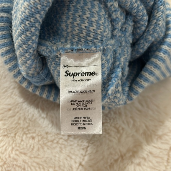 Supreme light blue beanie - Picture 4 of 4